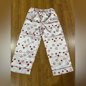 NWOT American Girl Red and White Pajama Pants